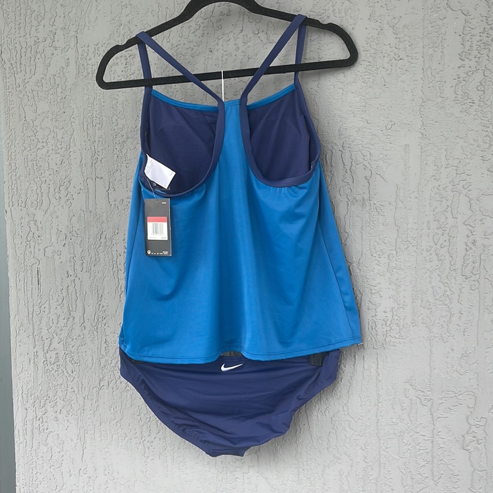 NWT NIKE WOMEN'S 2-PIECE RACEBACK TANKINI SWIMMING SUIT SET XL - Picture 3 of 7